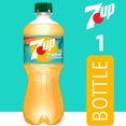 thumbnail image 2 of 7UP Tropical Caffeine Free Lemon Lime Mango Peach Soda Pop, 20 fl oz, Bottle, 2 of 8