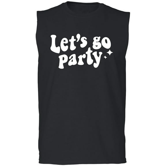 Let's Go Party Adult Sleeveless Tee