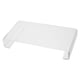 thumbnail image 1 of GOOHOCHY Bandeja acrílica para maquillaje, accesorios de baño, organizador de bandeja transparente con base resistente, soporte transparente para almacenamiento en la ducha, porta perfumes que mejora, 1 of 8