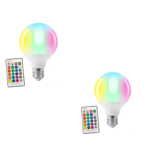 2 FOCO LED INTELIGENTE DE 16 COLORES + 4 EFECTOS DE ILUMINACION CON CONTROL