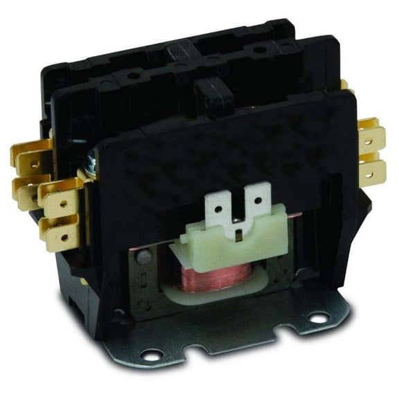 ABB DP30C2P-1 Definite Purpose Contactor, 120 VAC V Coil, 30 A, 2NO Contact, 2 Poles