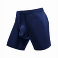 thumbnail image 1 of COM1950s Briefs For Men, Men Comfortable Solid Extended Sport Separate Breathable Briefs, 1 of 3