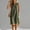 Green, variant on Linen Dress Women Summer Mini Sleeveless V Neck Button Down Shift Dresses with Pockets Casual Loose Fit Flowy Tunic Sundress for Beach Vacation Everyday Wear