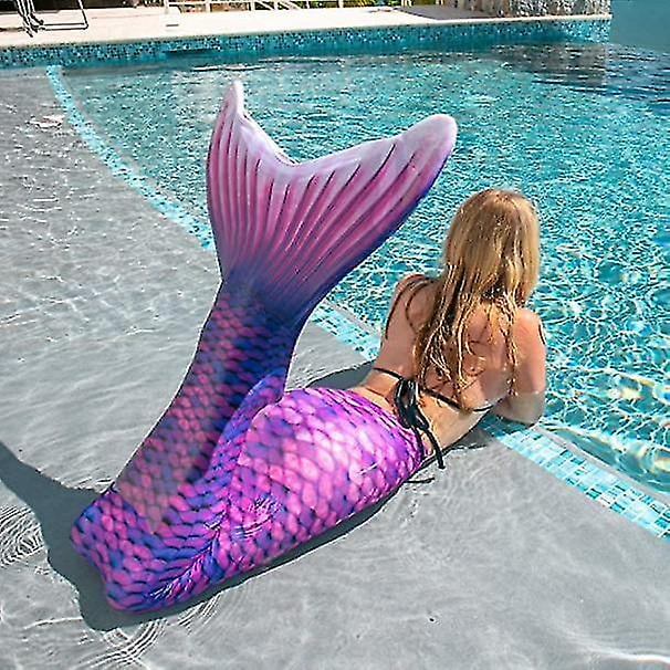 Asian Magenta Mermaid Bikini Set for Girls