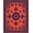 Red, Pattern 1, variant on ODIKA 6'x9' Machine Washable Non-Slip Area Rug, Caria Vintage Medallion Heritage Ornate Elegant Timeless High Traffic Rug, Red, 539795
