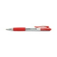 thumbnail image 4 of Comfort Grip Ballpoint Pen, Retractable, Medium 1 Mm, Red Ink, Clear Barrel, Dozen | Bundle of 2 Dozen, 4 of 5