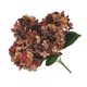 thumbnail image 5 of Ramo de flores artificiales de 5 cabezas, simulación, decoración floral, decoración de la oficina en casa, flor falsa, negro rojo Eigraketly HA8204-01B, 5 of 6