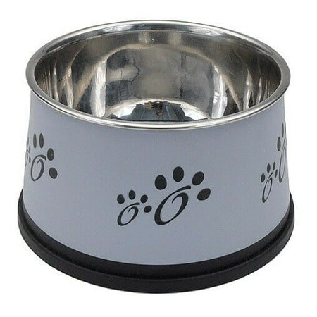 Dog Bowls Stainless Steel Non-Tip Keep Dry Long Ear Breed Food Water Dishes (Best Water Dog Breeds)
