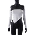 thumbnail image 4 of Tops De Tubo Ajustados Y2K Bodycon Tube Tops 2pcs Mujeres Crop Tops Casual Salir Ropa (Blanco L) Cgtredaw para Mujer Blanco T M, 4 of 9