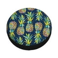 thumbnail image 3 of Easygdp Colorful Pineapples Automobile Tire Dust Cover, 14-17in Spare Tire Cover Universal Fit for Trailer, Car, Truck, SUV, Jeep - 14 inch, 3 of 9