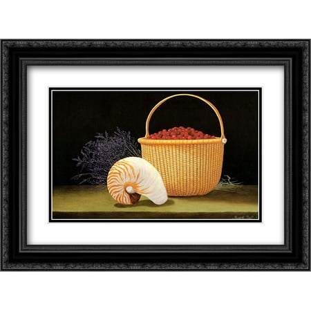 Nantucket Harvest - Nantucket Harvest 2x Matted 15x18 Black Ornate Framed Art Print by Robert Duff