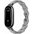 thumbnail image 1 of XIHAMA pour Xiaomi Smart band 8 / Xiaomi Smart band 9 band Bracelet de Remplacement en silicone design Ajouré miband 8 band Chaîne Ceinture miband 8/9 Ceinture Bracelet de Remplacement Respirant, 1 of 8