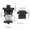 thumbnail image 4 of 24V Diaphragm Water Pressure Pump, 3.0 GPM 55 PSI RV Marine Pump for Caravan, Yacht, Shower Booster & Irrigation, with Overheat Protection & Automatic on/Off, 4 of 13