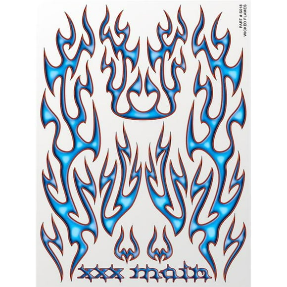 Wicked Flames Sticker Sheet