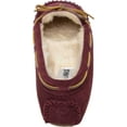 thumbnail image 2 of Minnetonka Women's Cally Faux Fur Bordeaux Slipper 10 M US, 2 of 5