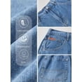 thumbnail image 4 of EMMIOL Y2k Baggy Denim Shorts for Women Wide Leg Mid Rise Bermuda Streetwear Boyfriend Shorts with Pockets, 4 of 9