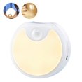 thumbnail image 3 of Inteprter Luz de noche LED con Sensor de movimiento, forma de luna, luces automáticas, lámpara de pared LED magnética para pasillo, habitación de Iluminación y accesorios Inteprter HA016095-00, 3 of 5