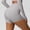 Gray, variant on SEMPAI Womens Gym Workout Shorts Booty Lifting Bike High Waisted Tummy Control Scrunch High Waisted Yoga Shorts