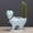 Blue, variant on Adorable Ceramic Cat Succulent Planter with Drainage for Home Decor，Indoor Cute Animal Plant Pot White Ceramic Cactus/Flower Container