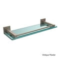 thumbnail image 5 of Montero Collection Glass Shelf with Gallery Rail - Satin Nickel / 16 Inch, 5 of 5