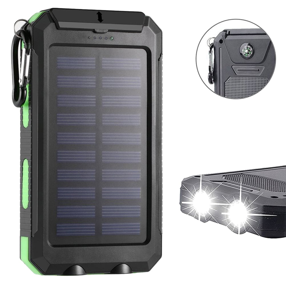 Details about   LED Flashlight Emergency Light Solar USB Rechargeable Torch Power Bank Compass 