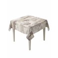thumbnail image 2 of Abstract Brown Tablecloth Square Table Cloth 60x60, Waterproof Tablecloth Outdoor Table Cloth, Retro Country Rustic Street Oil Paint Art Washable Table Cover for Kitchen Dinning Party, 2 of 8