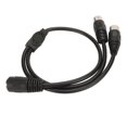 thumbnail image 3 of 5Pin Din Female to 2 5Pin Din Male Cable 5 Cores Flexible DIN 5 Pin Y Splitter Adapter Sound Connecting Cable for Studios, 3 of 5