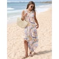 thumbnail image 2 of Vestido de verano SAMPEEL Maxi Sunddress Beach Vacation L, 2 of 6