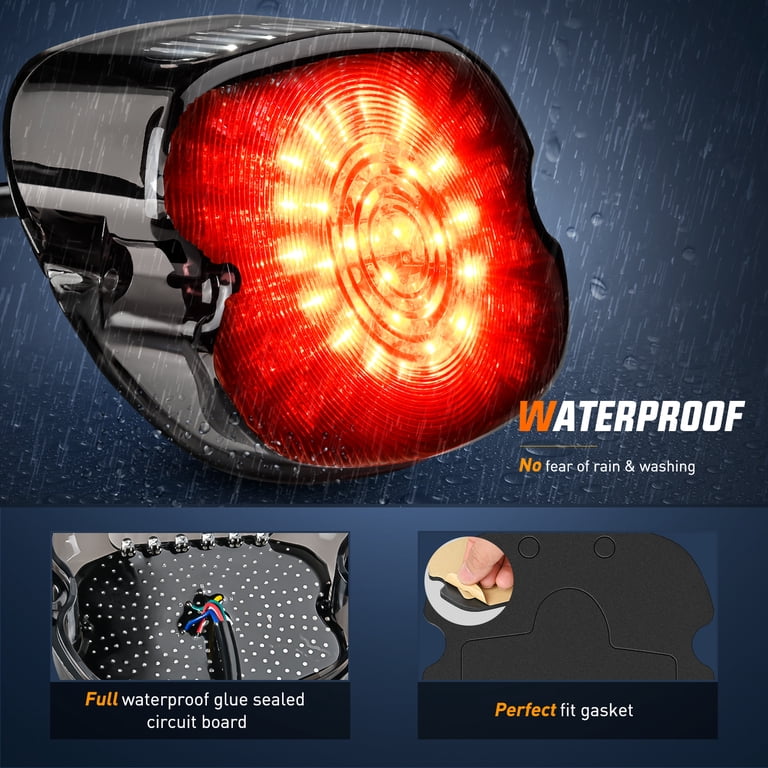 Rear Red Light Running Hazawa Tail Light Led Integrated Turn Signal ...