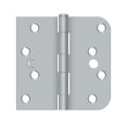 thumbnail image 2 of Deltana S44058TT26D-R/H 4" X 4" 5/8" Radius Corner Plain Bearing Mortise Hinge - Chrome, 2 of 2