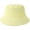 Yellow, variant on CoCopeaunts Cotton Bucket Hats for Women Lightweight Packable Beach Big Brim Fisherman Hat with Adjustable Chin Strap Sun Cap
