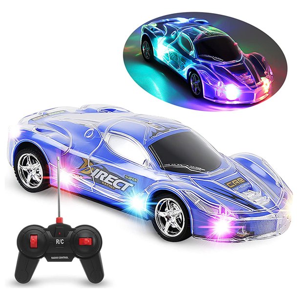 Coche De Juguete Modelo De Control Remoto A Escala 1:24 Para Niños Resistente A Caídas Con Luz Y Coche De Control Remoto De Música Serendint EL016172-00