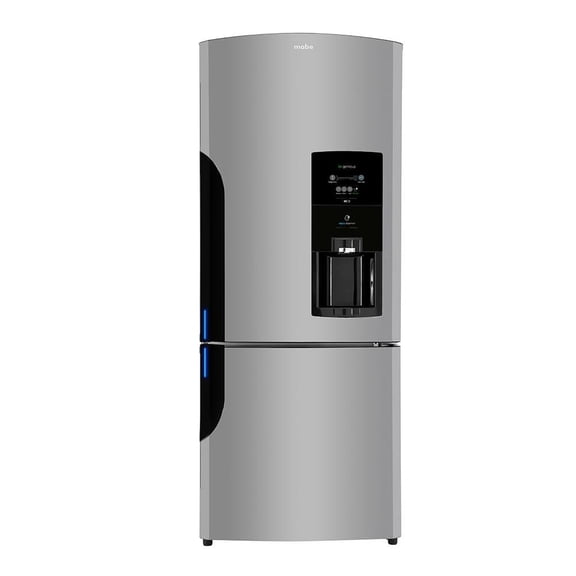 Refrigerador 19 Pies Mabe Bottom Mount Con Despachador de Agua RMB520IBMRX1 Inox