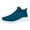 Blue, variant on KELINFONG Mens Running Knit Lightweight Breathable Casual Sports Shoes Fashion Sneakers Slip on Walking Shoes