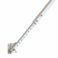 thumbnail image 3 of Vinyl Wood Fence Fully Adjustable Telescoping Gate Anti-Sag Brace Kit (White (2 Pack)), 3 of 4