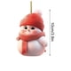 thumbnail image 3 of Xihbxyly Adorno Navideño de Muñeco de Nieve, Bonito Colgante Acrílico para Espejo de Coche, Diseño Plano con Impresión Detallada, Adorno Festivo para Árbol, Decoración Navideña para El Hogar, Regalo, 3 of 7