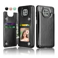 thumbnail image 1 of Cases for Moto G Stylus (2021) / G Stylus (2020) / Moto G Power (2021), Njjex Leather Flip Wallet Card Holder Case Cover for Motorola Moto G Stylus 6.8" inch, Black, 1 of 10