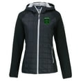 thumbnail image 2 of Women's-Cutter & Buck  Black Austin FC Rainier Primaloft Eco Raglan Full-Zip Hybrid Hooded Jacket, 2 of 3