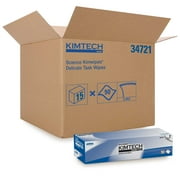 Kimtech Kimwipes White Paper 2 Ply Delicate Task Wiper, 17 x 15 inch - 90 per box -- 15 boxes per case