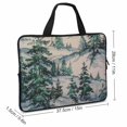 thumbnail image 2 of Werpe Snowy Landscape Trees Sky Laptop Handle Bag Diving Fabric Computer Protect Case 15inch, 2 of 5