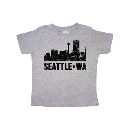 

Inktastic Seattle Skyline Grunge Gift Toddler Boy or Toddler Girl T-Shirt
