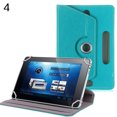 thumbnail image 1 of HEVIRGO Faux Leather Tablet PC Case Cover 360 Degree Rotating Stand Universal Holder, 1 of 10