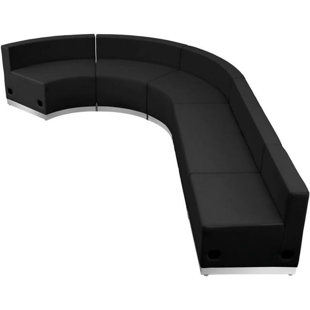 Flash Furniture Hercules Alon Siège de Réception 5 Pcs en Noir