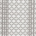 thumbnail image 4 of SAFAVIEH Montauk Cara Geometric Cotton Runner Rug, Grey/Ivory, 2'3" x 7', 4 of 5