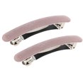 thumbnail image 1 of Barrette automática Sunnimix estilo francés Acetato rosa 8,5 x 1,5 cm, 1 of 4