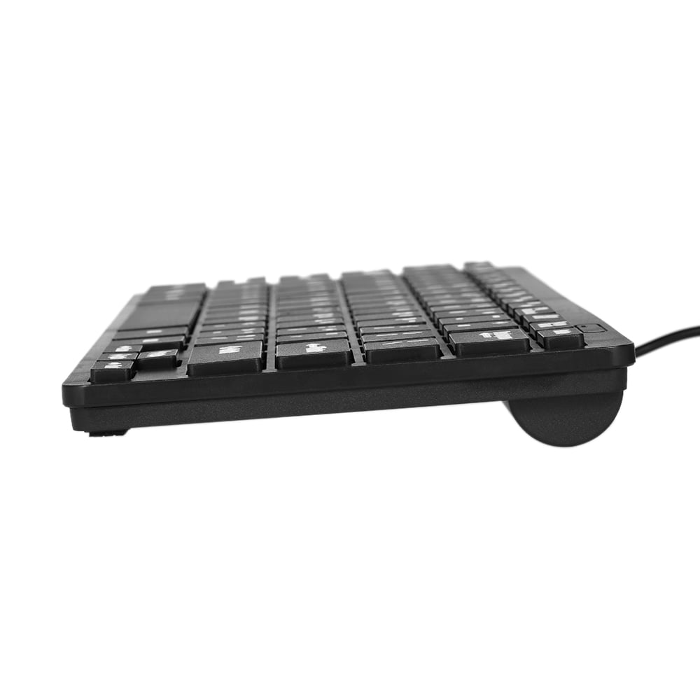 Lechnical RL-K7 Mini Wired USB Keyboard 78 Keys Small Waterproof Keyboard for Notebook PC Desktop Computer Office 
