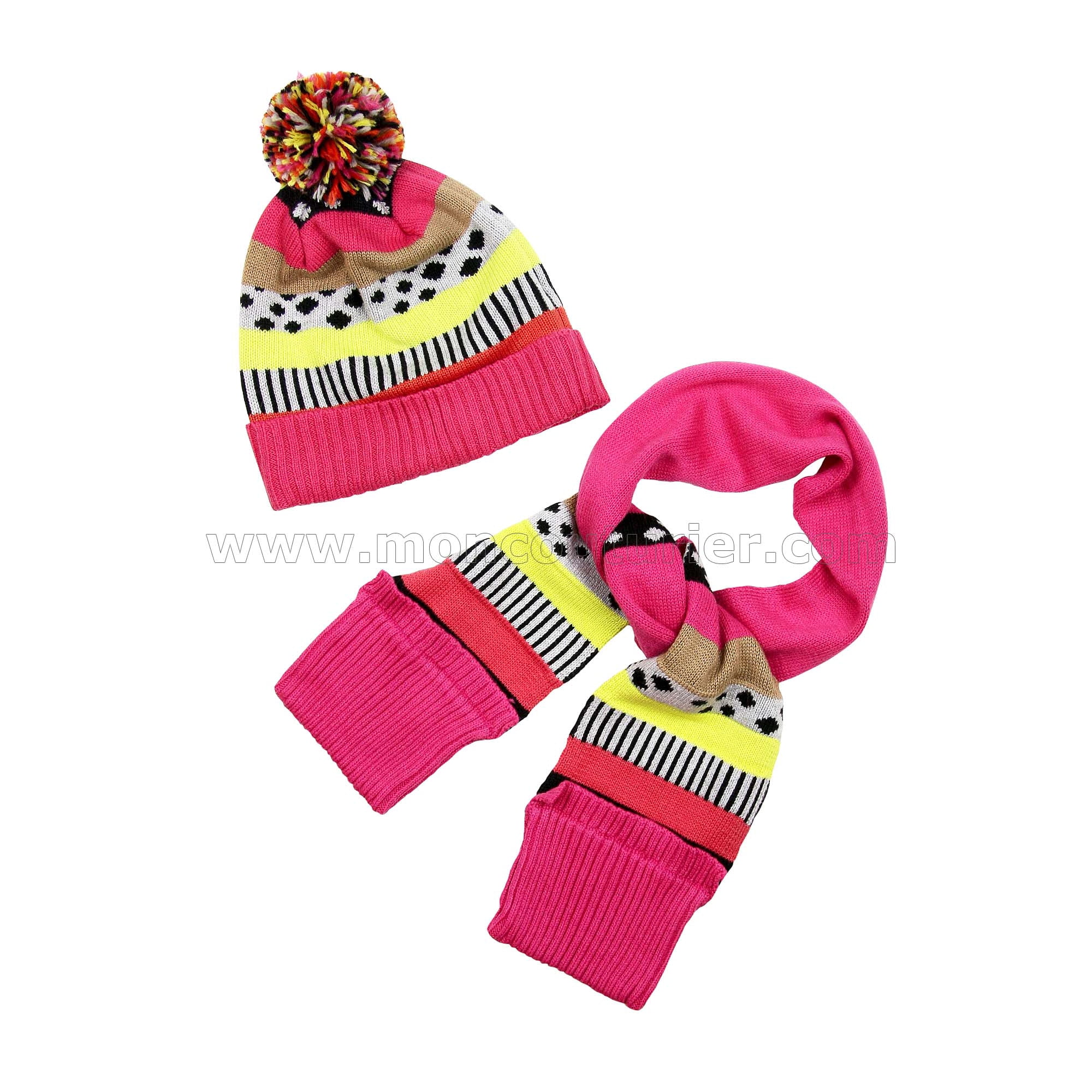 Deux Par Deux Girls Hat And Scarf Chat Cha Cha Sizes 5 12
