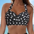 thumbnail image 2 of HCNTES Women's Knot Strapless Backless Swimwear Sleeveless Tube Bikini Top(M,a110-Beige), 2 of 8