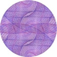 thumbnail image 1 of Ahgly Company Machine Washable Indoor Round Transitional Bright Lilac Purple Area Rugs, 8' Round, 1 of 7
