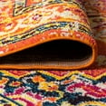 thumbnail image 6 of JONATHAN Y MODERN PERSIAN 2 x 8 Runner Rug, Brooklyn Geometric Medallion - Orange/Blue, MDP207D-28, 6 of 9